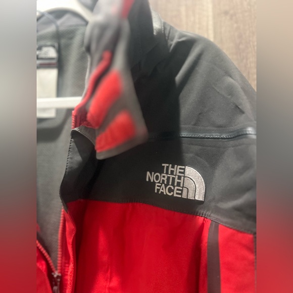 The North Face Mens Snowboarding Ski Red Black Jacket Hyvent Warm Windbreaker XL - Picture 3 of 6